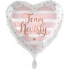 Balónik fóliový srdce Team nevěsty 43 cm