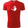 Mačka - Jin jang - Pánske tričko Fantasy športové - XL ( Červená ) Mačka - Jin jang - Pánske tričko Fantasy športové - XL ( Červená )