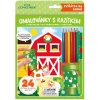 CONCORDE Omaľovánky s pečiatkou Zvieratká na farme CONCORDE Omaľovánky s pečiatkou Zvieratká na farme