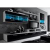 Obývačka LEO biela/čierna extra vysoký lesk HG Obývačka LEO biela/čierna extra vysoký lesk HG