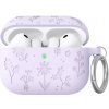 AhaStyle silikónový obal so vzorom kvetov pre AirPods Pro 3 - fialový - možnosť vrátiť tovar ZADARMO do 30tich dní AhaStyle silikónový obal so vzorom kvetov pre AirPods Pro 3 - fialový - možnosť vrátiť tovar ZADARMO do 30tich dní