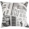 Bellatex Ema noviny čierne 45 x 45 cm Bellatex Ema noviny čierne 45 x 45 cm