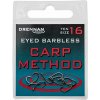 Drennan háčiky bez protihrotu Eyed Carp Method Barbless veľ. 12 Drennan háčiky bez protihrotu Eyed Carp Method Barbless veľ. 12