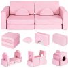 Ecotoys Pohovka TMSRT-15 PINK 55 x 55 látka ružová