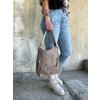 Laura Biaggi Hnedá kabelka ačok DX-322184-dark taupe