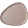 LIND DNA Jedálenský tanier CURVE 30 cm, teplá šedá, kamenina