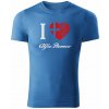 T-ričko I Love Alfa Romeo pánske tričko Farba trička: Svetlomodrá, Farba potlače: Biela, Veľkosť: L T-ričko I Love Alfa Romeo pánske tričko Farba trička: Svetlomodrá, Farba potlače: Biela, Veľkosť: L