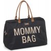 Childhome Mommy Bag Big čierna zlatá Childhome Mommy Bag Big čierna zlatá