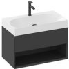 Skrinka pod umývadlo bez umývadla Ravak Lite 80 x43x45 cm čierna X000001862 Skrinka pod umývadlo bez umývadla Ravak Lite 80 x43x45 cm čierna X000001862