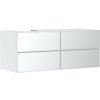 Hansgrohe Xevolos E Umývadlová skrinka 137x56x55 cm, 4 zásuvky, matná biela/metalická biela 54236320-HG Hansgrohe Xevolos E Umývadlová skrinka 137x56x55 cm, 4 zásuvky, matná biela/metalická biela 54236320-HG