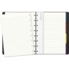 Filofax Saffiano Black zápisník A5