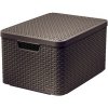 CURVER Úložný box RATTAN L, 44,5 x 24,8 x 33 cm, hnedý, 03619-210 CURVER Úložný box RATTAN L, 44,5 x 24,8 x 33 cm, hnedý, 03619-210