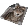 Sablio Plážová deka Vlk 2: 200x140 cm Sablio Plážová deka Vlk 2: 200x140 cm