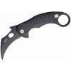 LionSteel LE1 A BB L.E.One Chemical Black vreckový nôž - karambit 8,2 cm, celočierna, hliník LionSteel LE1 A BB L.E.One Chemical Black vreckový nôž - karambit 8,2 cm, celočierna, hliník