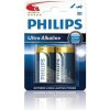Philips baterie C ExtremeLife+, alkalická - 2ks LR14E2B-10 Philips baterie C ExtremeLife+, alkalická - 2ks LR14E2B-10