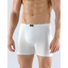 Gina 74116P pánske boxerky s dlhšou nohavičkou biela
