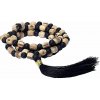 Nefertitis Japa Mala náhrdelník z korálikov Tulsi a lávy NF42964 - cca 70 cm Nefertitis Japa Mala náhrdelník z korálikov Tulsi a lávy NF42964 - cca 70 cm