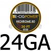 E-Cig Power NICHROME 80 odporový drôt 9 m, AWG 24 ga - 0,50 mm E-Cig Power NICHROME 80 odporový drôt 9 m, AWG 24 ga - 0,50 mm