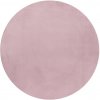 Ayyildiz , Kusový koberec Pouffy 5100 Rose kruh, 120x120 (priemer) kruh, ružová, obývacia izba Ayyildiz , Kusový koberec Pouffy 5100 Rose kruh, 120x120 (priemer) kruh, ružová, obývacia izba