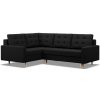 AG Rohová sedacia súprava ELMA LO čierna ĽAVÁ AG Rohová sedacia súprava ELMA LO čierna ĽAVÁ