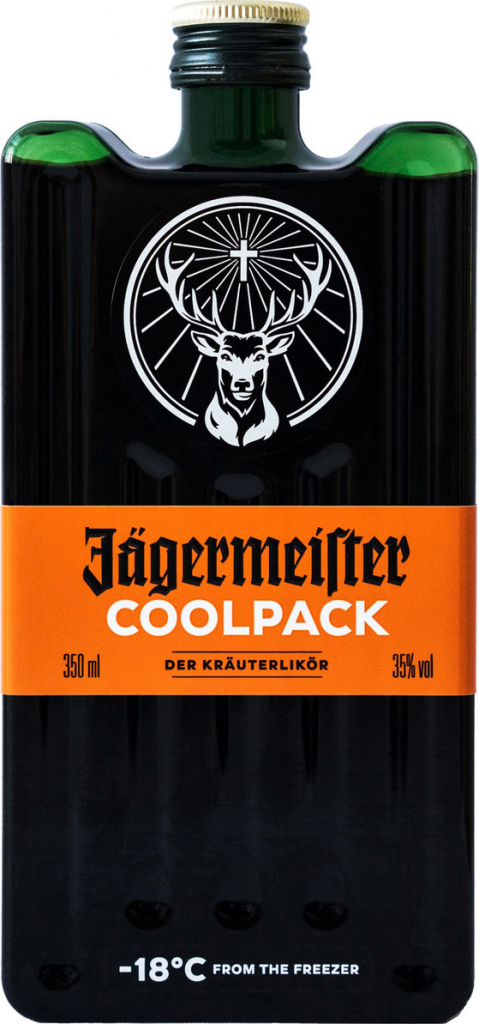 Jägermeister Coolpack 35% 0,35 l (čistá fľaša)