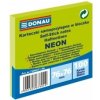 DONAU Bloček Donau neónový 76x76mm zelený