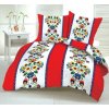 Didatex FOLK RED bavlnené obliečky DeLuxe Rozmer obliečok: 140x200 cm, Obsah balenia: Set Balenie Didatex FOLK RED bavlnené obliečky DeLuxe Rozmer obliečok: 140x200 cm, Obsah balenia: Set Balenie
