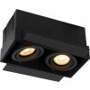 LUCIDE 09925/02/30 TRIMLESS Zápustné bodové svietidlo GU10 2x50W čierna LUCIDE 09925/02/30 TRIMLESS Zápustné bodové svietidlo GU10 2x50W čierna