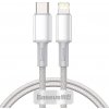 Baseus CATLGD-02 USB-C (M) - Lightning (M), 1m, bílý Baseus CATLGD-02 USB-C (M) - Lightning (M), 1m, bílý