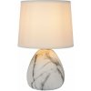 LUCIDE 47508/81/31 MARMO Lampička E14 1x40W biela/biela LUCIDE 47508/81/31 MARMO Lampička E14 1x40W biela/biela