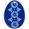 Dekorácia vajíčko modrá - 35x25 mm Dekorácia vajíčko modrá - 35x25 mm