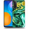 Picasee silikónový čierny obal pre Huawei P Smart 2021 - Green Gold Picasee silikónový čierny obal pre Huawei P Smart 2021 - Green Gold