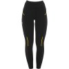 Equestro Dámske jazdecké legíny slim fit čierne s mikro sieťovinou Čierna