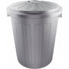 Plastový odpadkový kôš Keeeper 50l strieborný Plastový odpadkový kôš Keeeper 50l strieborný
