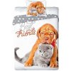 Faro Bavlnená posteľná bielizeň Best Friends 013 - 140x200 cm Faro Bavlnená posteľná bielizeň Best Friends 013 - 140x200 cm