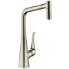 Hansgrohe M71 - Drezová batéria M7116-H320 s výsuvnou spŕškou, sBOX, vzhľad nehrdzavejúcej ocele - 73801800 Hansgrohe M71 - Drezová batéria M7116-H320 s výsuvnou spŕškou, sBOX, vzhľad nehrdzavejúcej ocele - 73801800