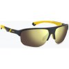 Pánske slnečné okuliare Polaroid PLD 7059/S matte black yellow/gold polarized high contrast Pánske slnečné okuliare Polaroid PLD 7059/S matte black yellow/gold polarized high contrast