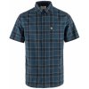 Fjällräven pánská košeľa Övik Travel shirt SS modrá