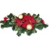 Smútočný aranžmán betonka umelá poinsettia, vianočné gule a doplnky 60cm x 30cm x 16cm Smútočný aranžmán betonka umelá poinsettia, vianočné gule a doplnky 60cm x 30cm x 16cm