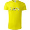 Golfový set - Tričko z organickej bavlny - S ( Citrónová ) Golfový set - Tričko z organickej bavlny - S ( Citrónová )