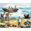 Zuty – Maľovanie Podľa Čísel – Rybári Na Pobreží, 40 × 50 cm, Plátno + Rám 8596530193210 Zuty – Maľovanie Podľa Čísel – Rybári Na Pobreží, 40 × 50 cm, Plátno + Rám 8596530193210