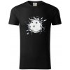 Florbal lopta v triku - Tričko z organickej bavlny - 3XL ( Čierna ) Florbal lopta v triku - Tričko z organickej bavlny - 3XL ( Čierna )