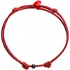 Šnúrkový Glosery náramok s lesknúcim krištáľom v tvare mini srdiečka od Swarovski®, mini šnúrka 1mm, červená šnúrka 1,5mm Obvod zápästia: S 16-17 cm, Srdiečko: priehľadné, Mini šnúrka: čierna Šnúrkový Glosery náramok s lesknúcim krištáľom v tvare mini srdiečka od Swarovski®, mini šnúrka 1mm, červená šnúrka 1,5mm Obvod zápästia: S 16-17 cm, Srdiečko: priehľadné, Mini šnúrka: čierna