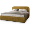 Wilsondo Čalúnená manželská posteľ s úložným priestorom Benira K 180x200 - horčicová Wilsondo Čalúnená manželská posteľ s úložným priestorom Benira K 180x200 - horčicová