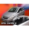 Deflektory na Opel Zafira B, 5-dverová (+zadné), r.v.: 2005 - 2011 Deflektory na Opel Zafira B, 5-dverová (+zadné), r.v.: 2005 - 2011