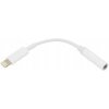 Kábel IPHONE-JACK3,5st zásuvka biely 10cm Kábel IPHONE-JACK3,5st zásuvka biely 10cm