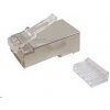 Konektor Solarix KRJ45/6SH RJ 45 FTP 8p8c, Cat 6, licna, skládaný Konektor Solarix KRJ45/6SH RJ 45 FTP 8p8c, Cat 6, licna, skládaný
