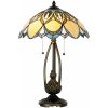 Clayre & Eef Stolná lampa Tiffany SUN - Ø 40*60 cm - Clayre & Eef Clayre & Eef Stolná lampa Tiffany SUN - Ø 40*60 cm - Clayre & Eef