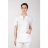 Dámska farebná zdravotnícka blúzka s elastanom M-323X, biela (Zdravotnícke oblečenie) Dámska farebná zdravotnícka blúzka s elastanom M-323X, biela (Zdravotnícke oblečenie)