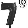 FUN RAG 7Black-215173 Héliový balón fóliový číslo 7 čierna 100 cm, 1 ks FUN RAG 7Black-215173 Héliový balón fóliový číslo 7 čierna 100 cm, 1 ks